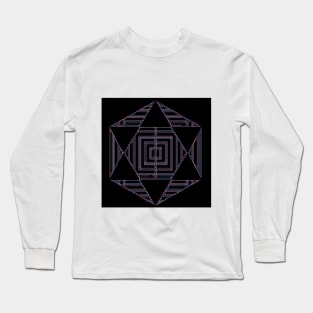 Star shape artistic art Long Sleeve T-Shirt